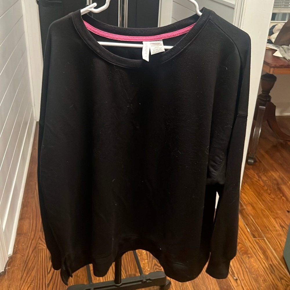 ❤️ 6 for 20 ❤️ Joyspun black sweatshirt pullover size 2X